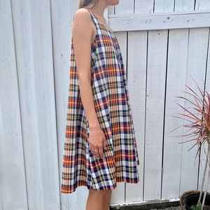 Vintage 60s summer linen dress